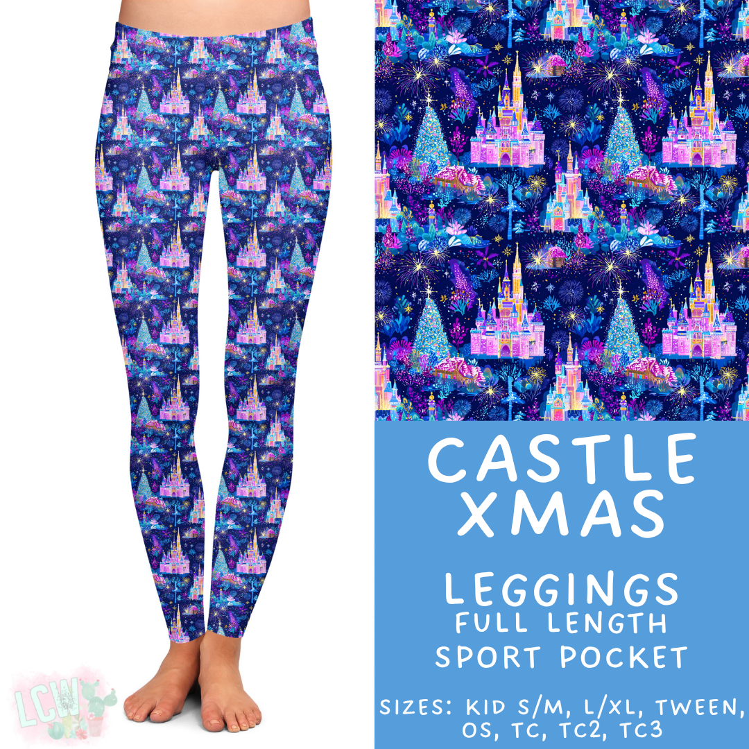 Batch #434 - Magical Christmas - Closes 10/22 - ETA early Dec - Castle Xmas Full Length Leggings