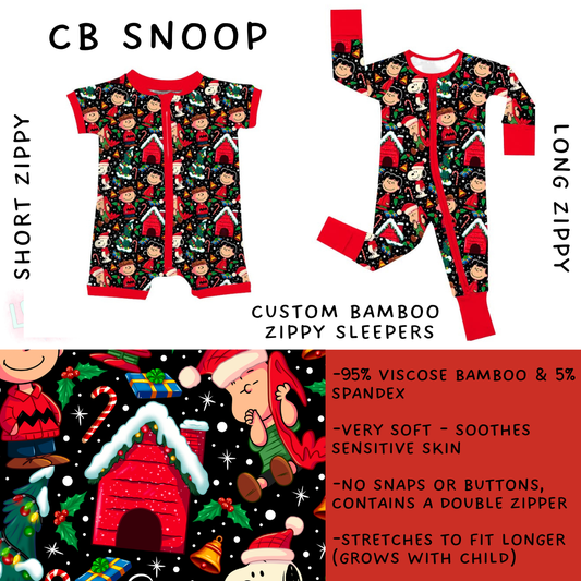Ready to Ship - CB Snoop Short Zippy Sleeper - 18-24 mos, 2T & 3T