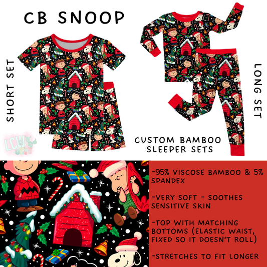 Ready to Ship - CB Snoop Bamboo Long Sleeper Set - 10
