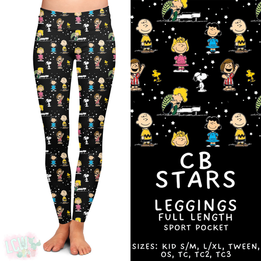 Batch #454 - Cool Characters 10 - Closes 11/26 - ETA mid Jan - CB Stars Full Length Leggings