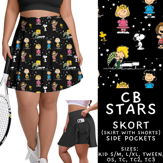 Batch #454 - Cool Characters 10 - Closes 11/26 - ETA mid Jan - CB Stars Skort