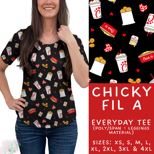 Batch #370 - Fun Run 12 - Closes 7/8 - ETA early Sept - Chicky Fil A Everyday Tee