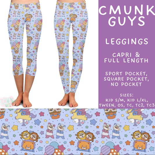 Batch #541 - Magical Faves 21 - Closes 6/10 - ETA mid August - CMunk Guys Full and Capri Length Leggings