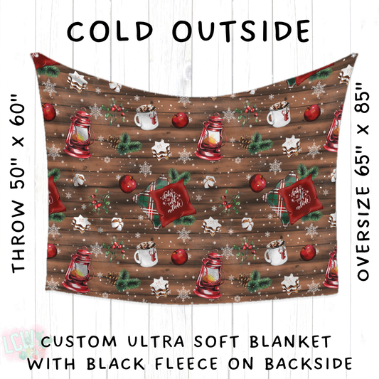 Batch #433 - Winter Cabin - Closes 10/20 - ETA early Dec - Cold Outside Blanket