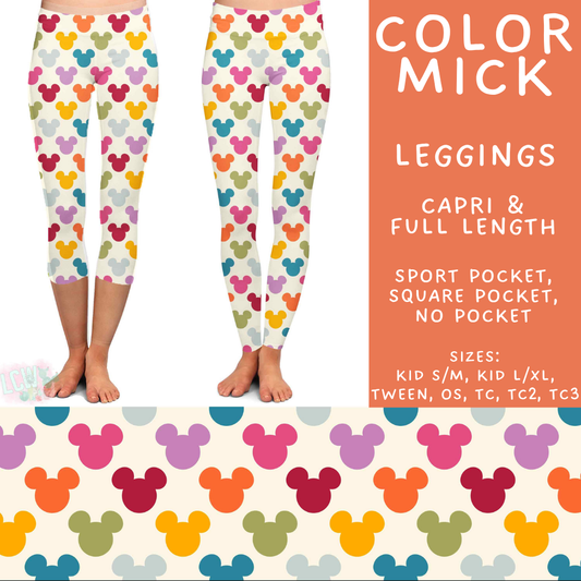 Batch #541 - Magical Faves 21 - Closes 6/10 - ETA mid August - Color Mick Full and Capri Length Leggings