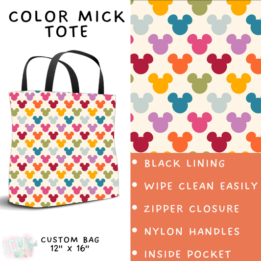 Batch #541 - Magical Faves 21 - Closes 6/10 - ETA mid August - Color Mick Tote