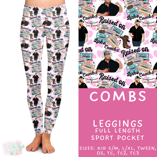 Ready to Ship Combs Full Length Leggings - Sport Pocket TC2