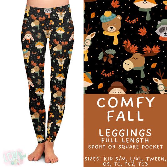 Batch #407 - Fall Fun 2 - Closes 9/4 - ETA mid/late October - Comfy Fall Full Length Leggings