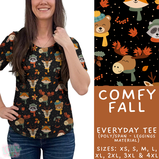 Batch #407 - Fall Fun 2 - Closes 9/4 - ETA mid/late October - Comfy Fall Everyday Tee
