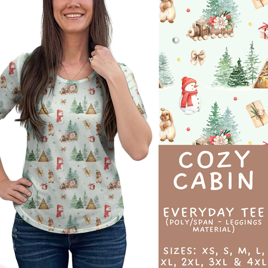 Batch #433 - Winter Cabin - Closes 10/20 - ETA early Dec - Cozy Cabin Everyday Tee