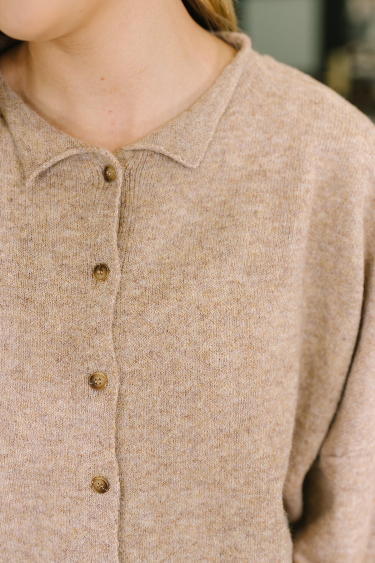 Careful Consideration Collared Button Down in Mocha