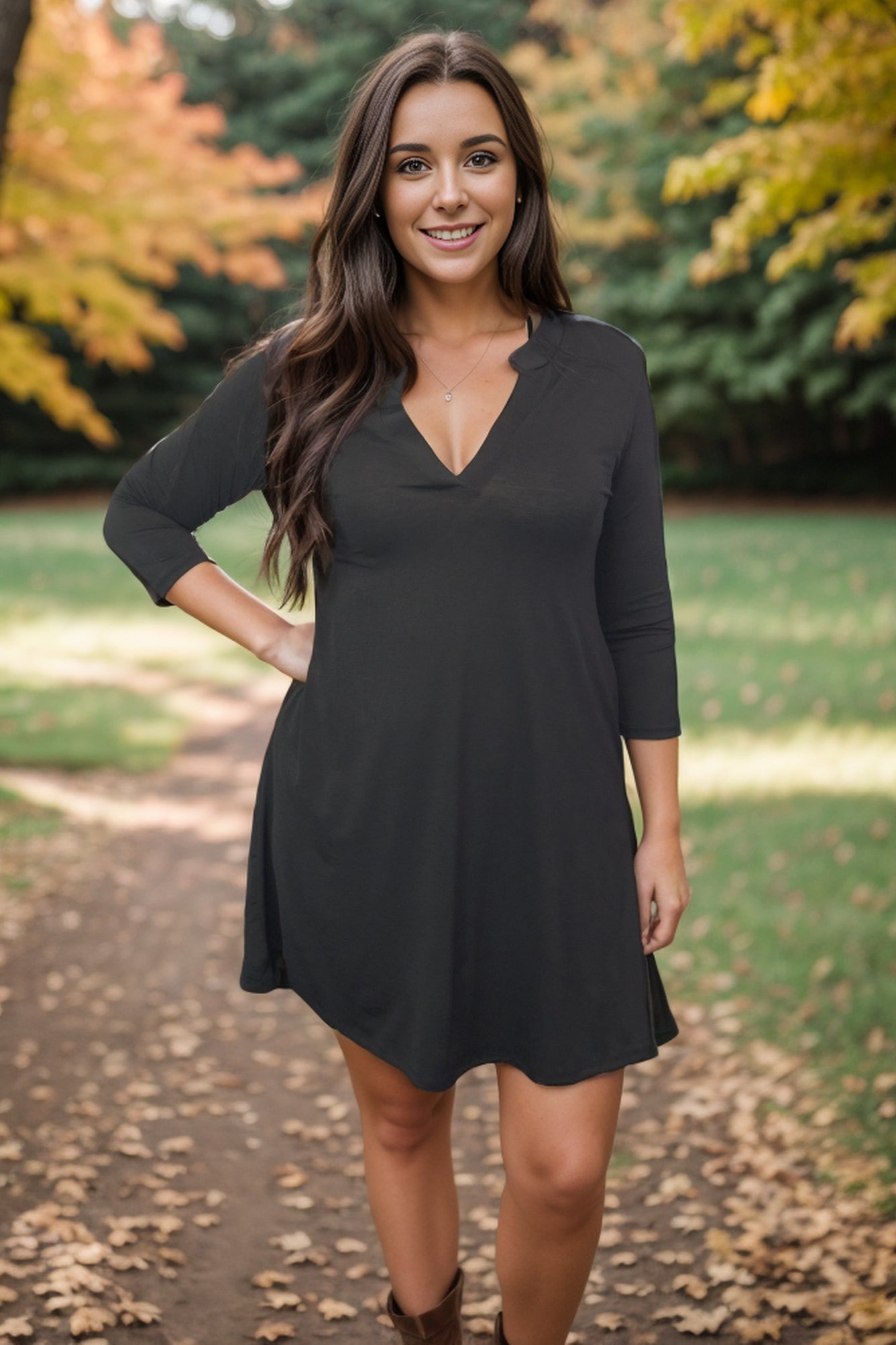 Confident in Black - Gabby Dress