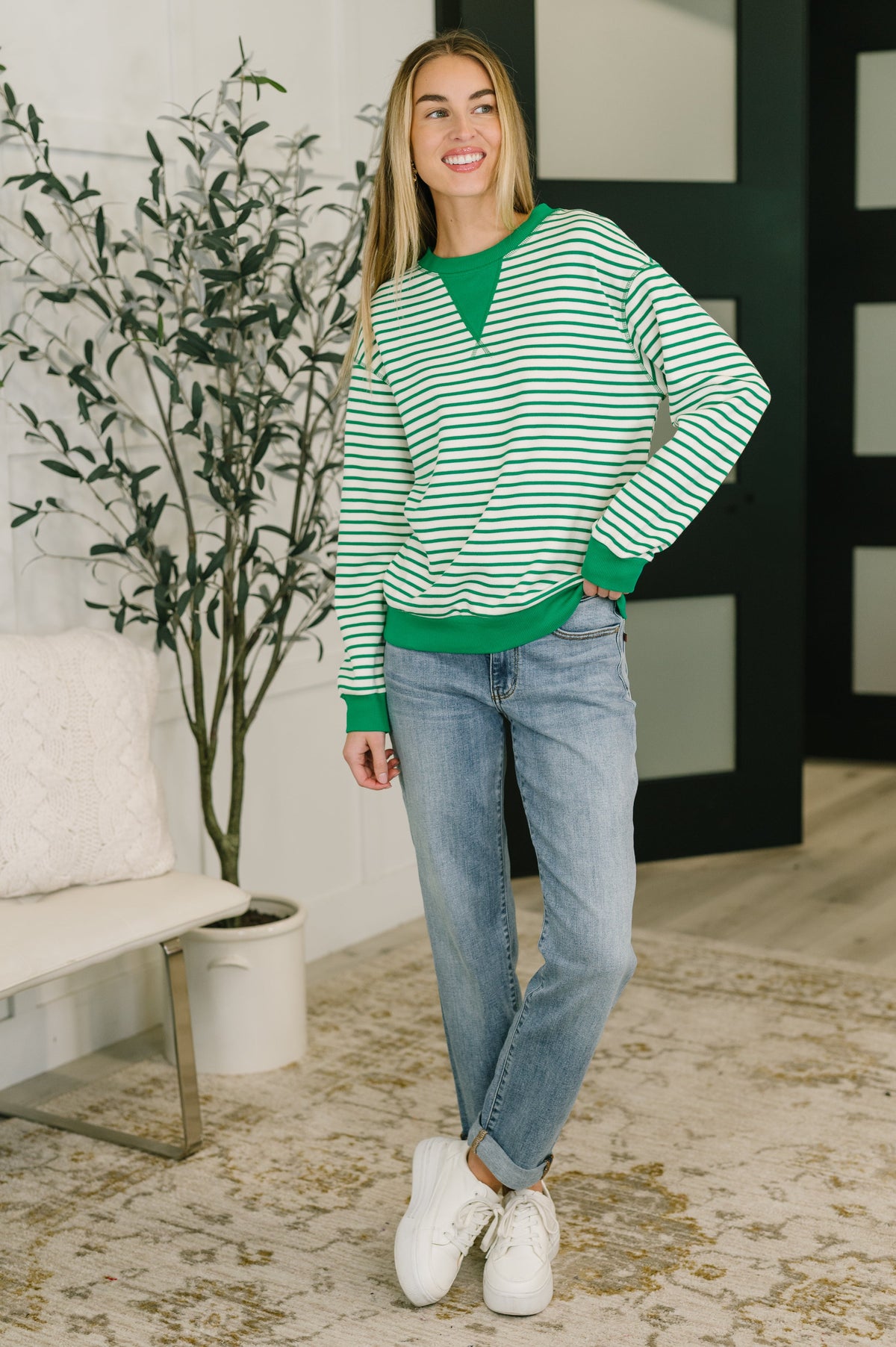 Cutie 101 Drop Shoulder Long Sleeve Top