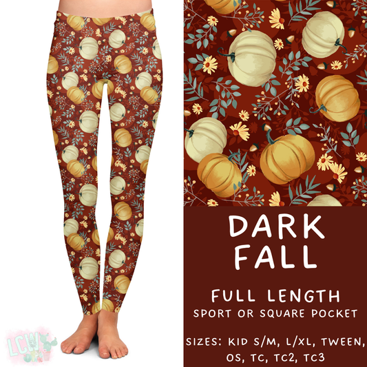 Batch #403 - Hello Fall 2 - Closes 8/28 - ETA mid October - Dark Fall Full Length Leggings
