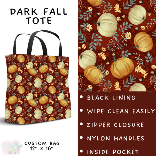 Batch #403 - Hello Fall 2 - Closes 8/28 - ETA mid October - Dark Fall Tote