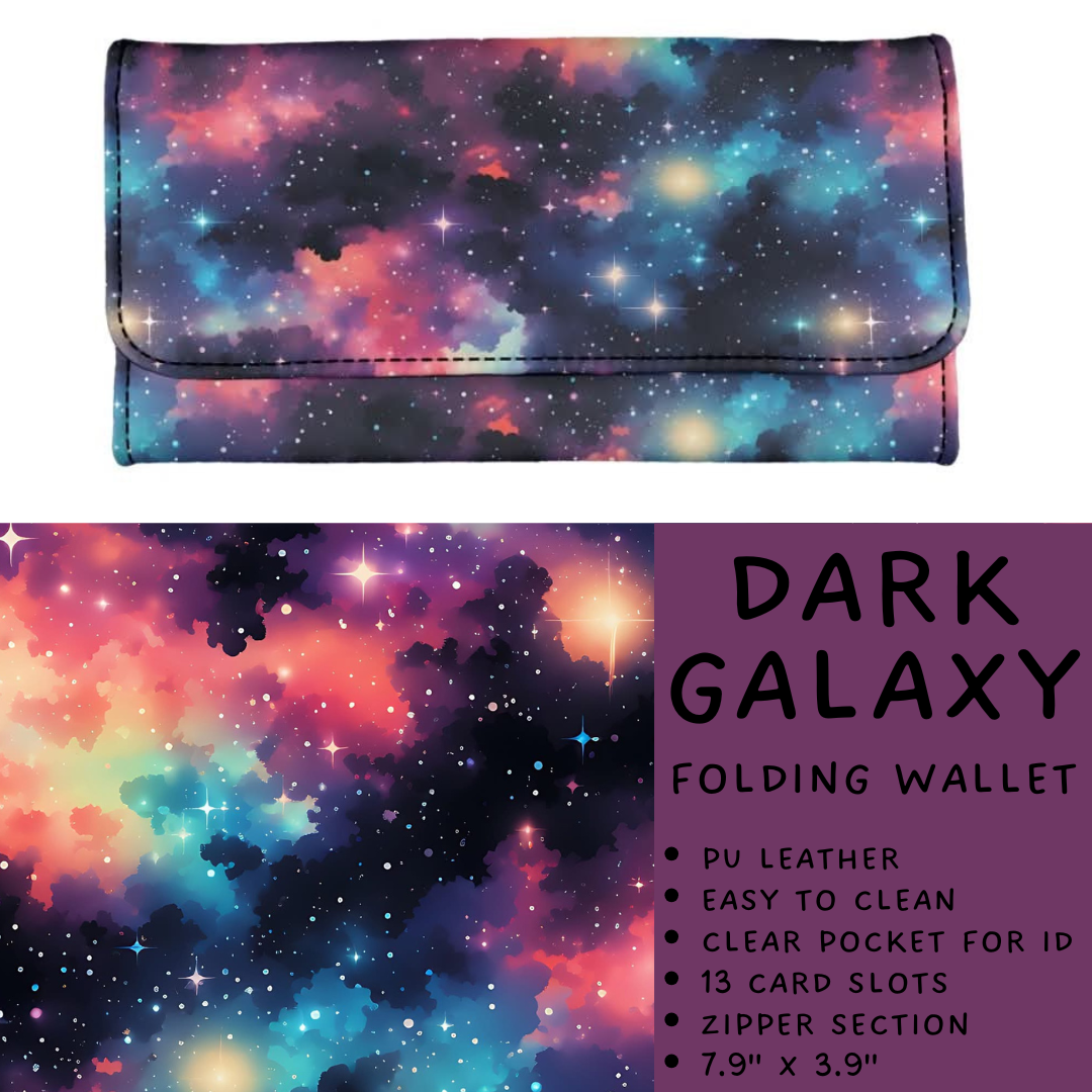 Batch #265 - Card Holders & Foldable Wallets - Closes 1/1 - ETA mid Feb - Dark Galaxy Foldable Wallet