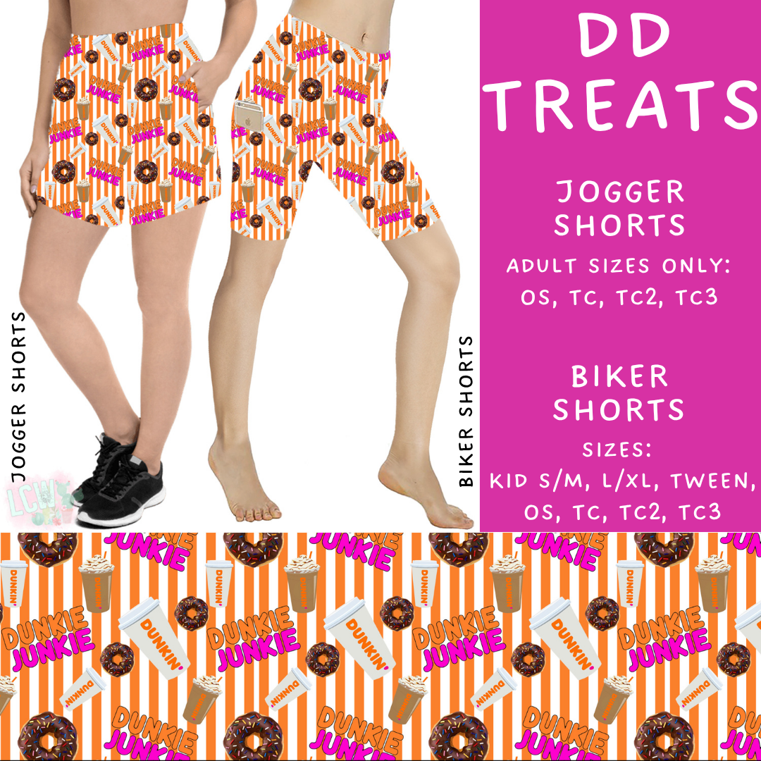 Batch #370 - Fun Run 12 - Closes 7/8 - ETA early Sept - DD Treats Biker & Jogger Shorts