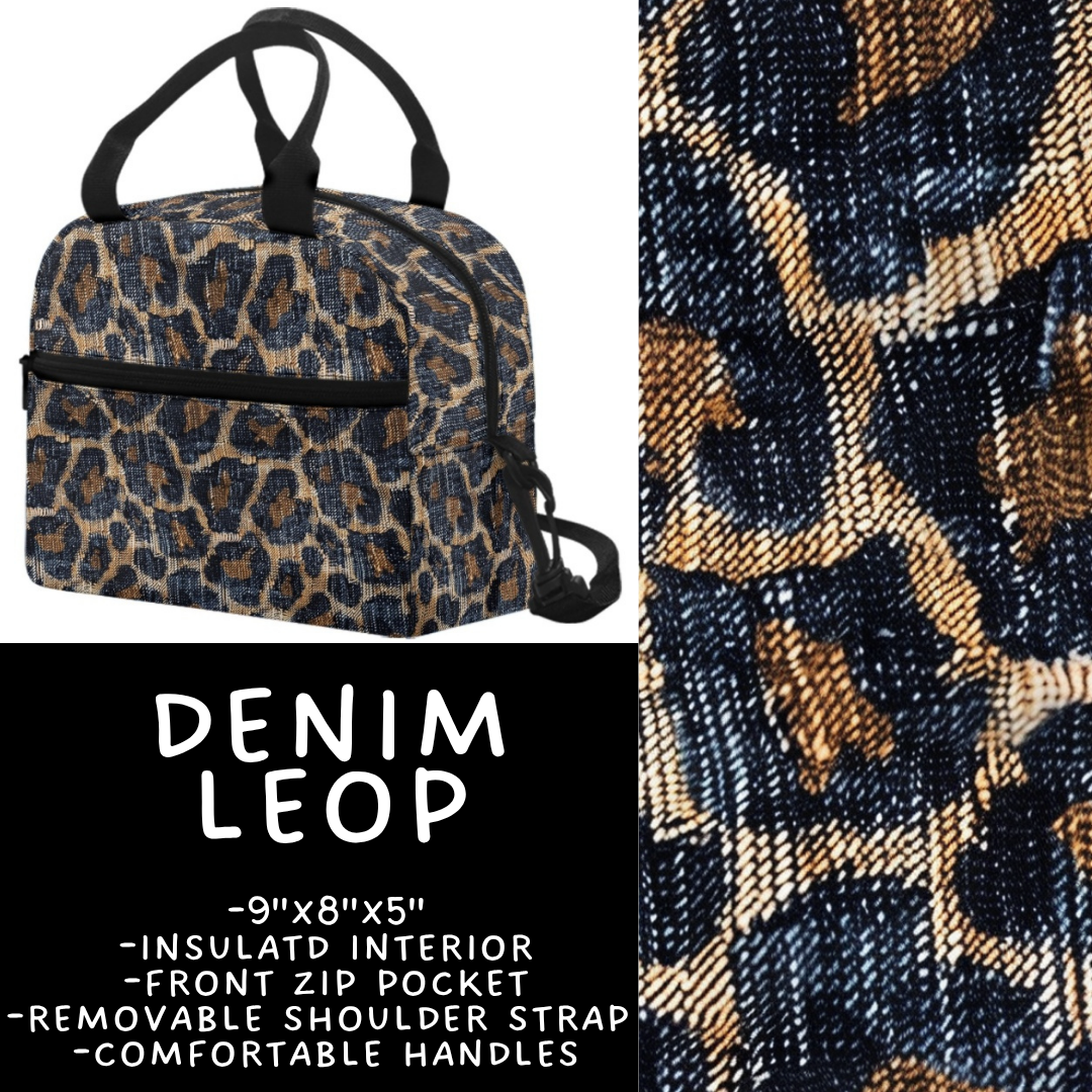 Batch #545 - Back to School 3 - Closes 6/19 - ETA early/mid August - Denim Leop Lunch Box