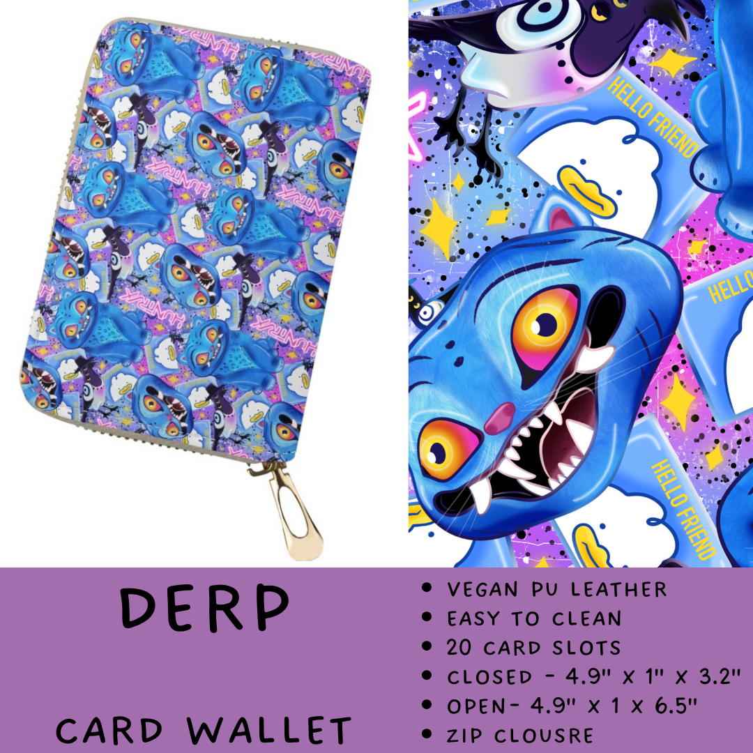 Batch #460 - Zip It Collection - Closes 12/5 - ETA late Jan - Derp Card Wallet