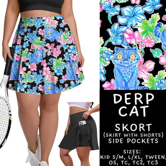 Batch #454 - Cool Characters 10 - Closes 11/26 - ETA mid Jan - Derp Cat Skort