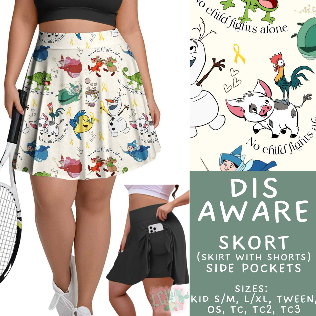 Batch #541 - Magical Faves 21 - Closes 6/10 - ETA mid August - Dis Aware Skort