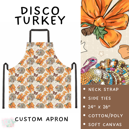 Batch #405 - Oh My Gourd, Let's Bake! - Closes 9/1 - ETA mid/late October - Disco Turkey Apron