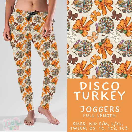 Batch #407 - Fall Fun 2 - Closes 9/4 - ETA mid/late October - Disco Turkey Joggers