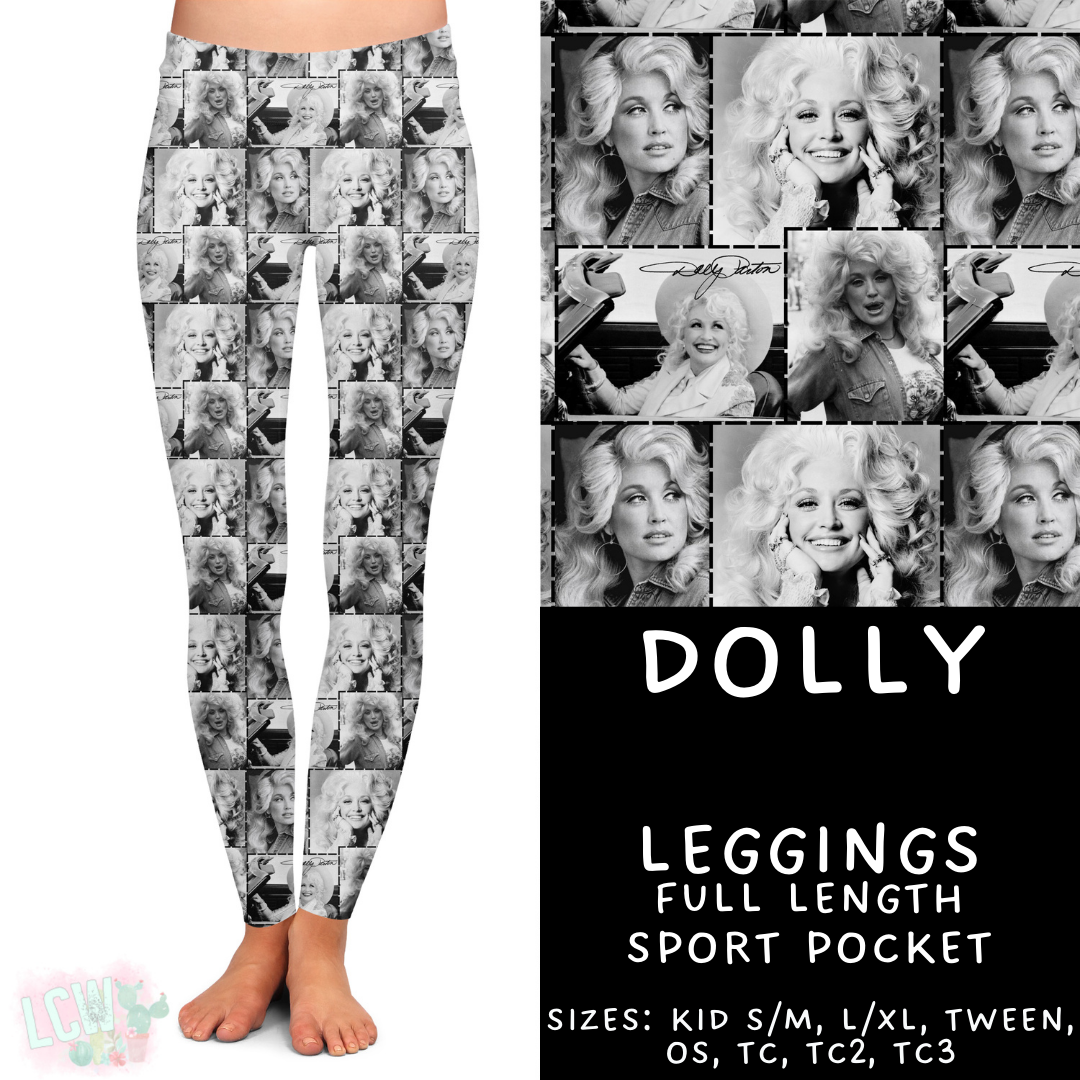 Ready to Ship Dolly Full Length Leggings - Sport Pockets OS & TC2