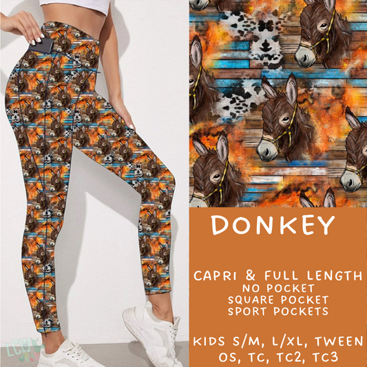 Ready To Ship - Donkey Leggings