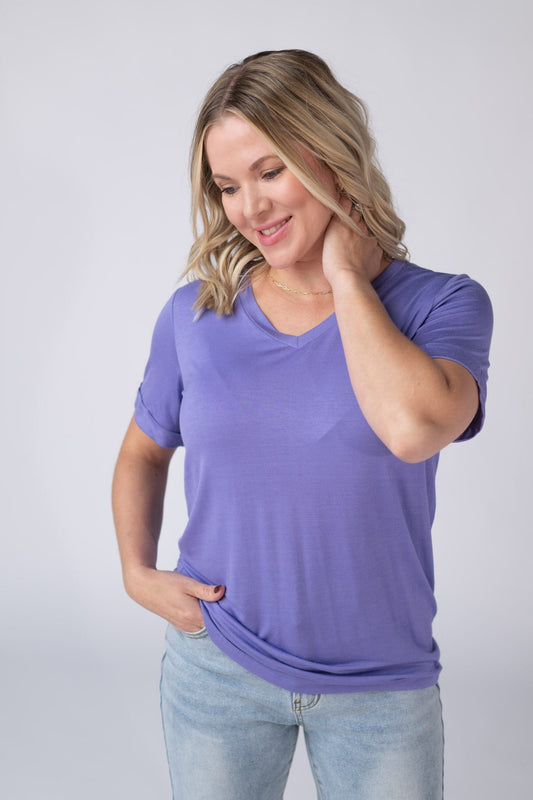 IN STOCK Sophie Tee - Periwinkle Purple