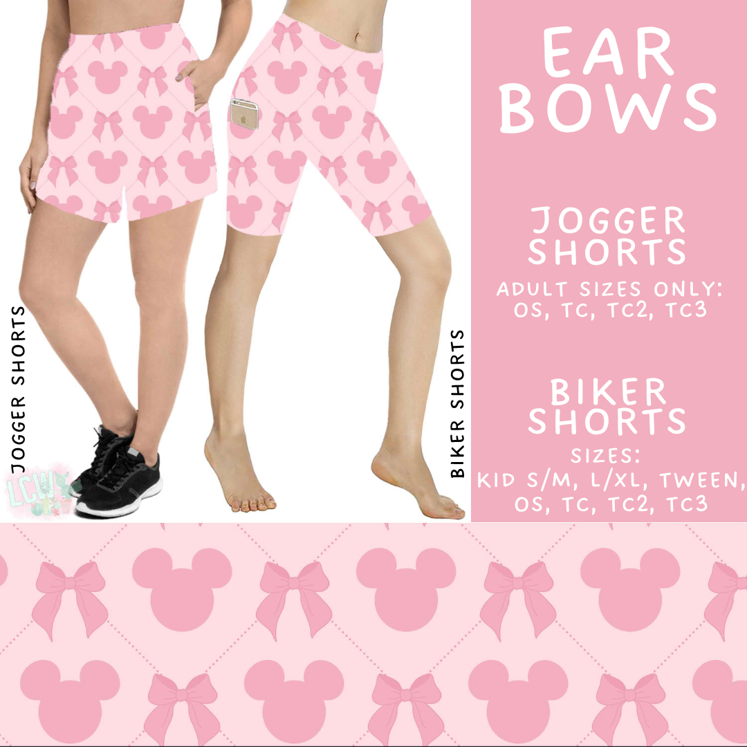Batch #541 - Magical Faves 21 - Closes 6/10 - ETA mid August - Ear Bows Biker & Jogger Shorts