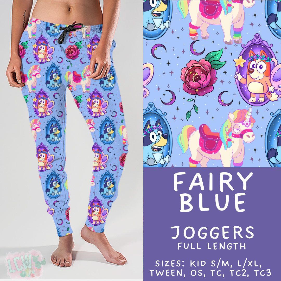 Batch #454 - Cool Characters 10 - Closes 11/26 - ETA mid Jan - Fairy Blue Joggers