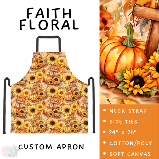 Batch #405 - Oh My Gourd, Let's Bake! - Closes 9/1 - ETA mid/late October - Faith Floral Apron