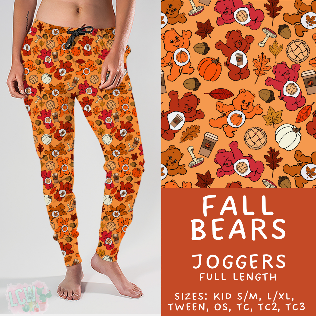 Batch #409 - Character Fall 2 - Closes 9/8 - ETA late October - Fall Bears Joggers
