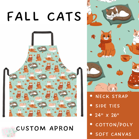 Batch #405 - Oh My Gourd, Let's Bake! - Closes 9/1 - ETA mid/late October - Fall Cats Apron