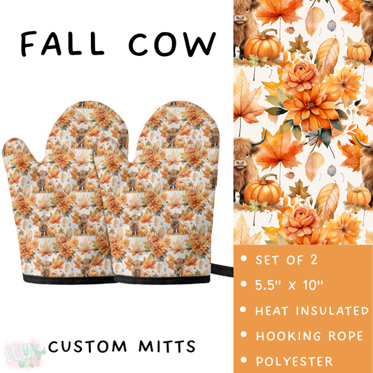Batch #405 - Oh My Gourd, Let's Bake! - Closes 9/1 - ETA mid/late October - Fall Cow Oven Mitts