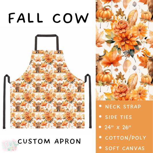 Batch #405 - Oh My Gourd, Let's Bake! - Closes 9/1 - ETA mid/late October - Fall Cow Apron