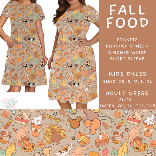Batch #404 - Magical Fall 2 - Closes 8/29 - ETA mid/late October - Fall Food Womens & Girls Dresses