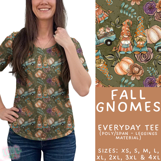 Batch #403 - Hello Fall 2 - Closes 8/28 - ETA mid October - Fall Gnomes Everyday Tee