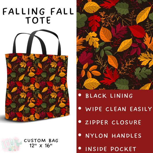Batch #403 - Hello Fall 2 - Closes 8/28 - ETA mid October - Falling Fall Tote