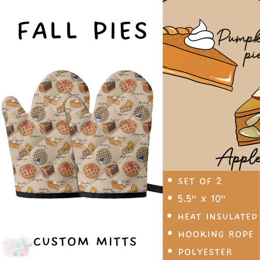 Batch #405 - Oh My Gourd, Let's Bake! - Closes 9/1 - ETA mid/late October - Fall Pies Oven Mitts