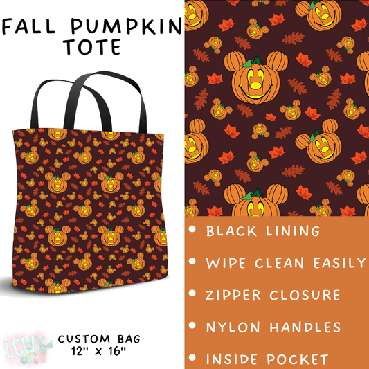 Batch #404 - Magical Fall 2 - Closes 8/29 - ETA mid/late October - Fall Pumpkin Tote