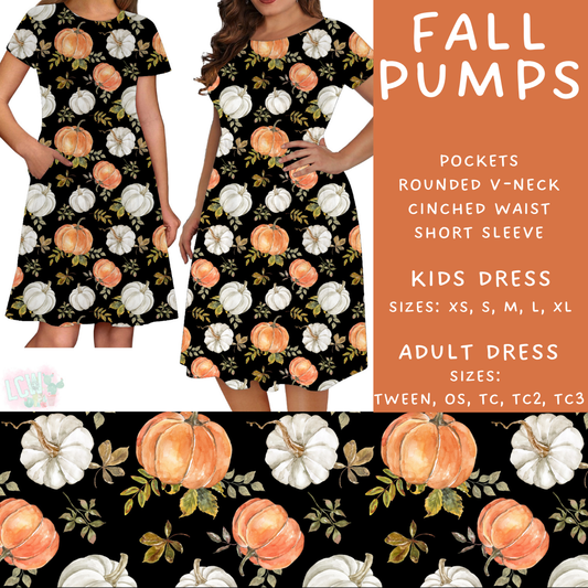 Batch #407 - Fall Fun 2 - Closes 9/4 - ETA mid/late October - Fall Pumps Womens & Girls Dresses