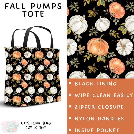 Batch #407 - Fall Fun 2 - Closes 9/4 - ETA mid/late October - Fall Pumps Tote