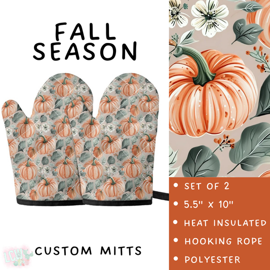 Batch #405 - Oh My Gourd, Let's Bake! - Closes 9/1 - ETA mid/late October - Fall Season Oven Mitts