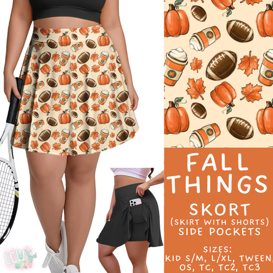 Batch #403 - Hello Fall 2 - Closes 8/28 - ETA mid October - Fall Things Skort
