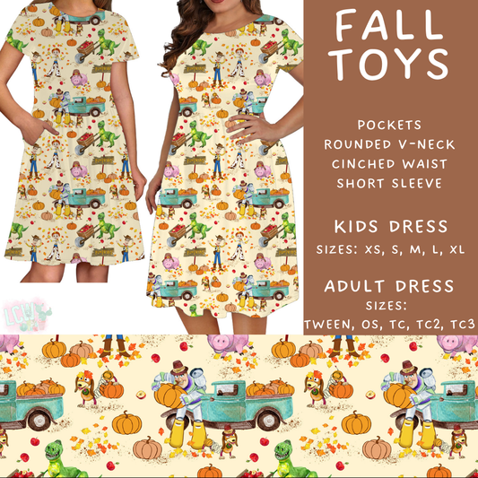 Batch #404 - Magical Fall 2 - Closes 8/29 - ETA mid/late October - Fall Toys Womens & Girls Dresses