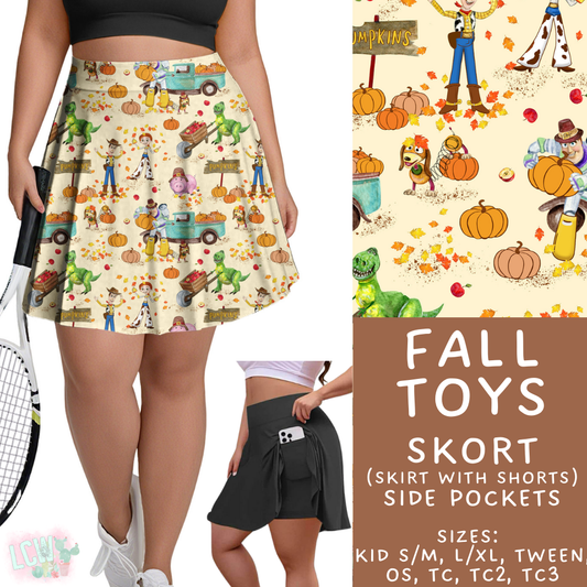 Batch #404 - Magical Fall 2 - Closes 8/29 - ETA mid/late October - Fall Toys Skort