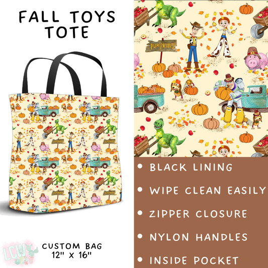 Batch #404 - Magical Fall 2 - Closes 8/29 - ETA mid/late October - Fall Toys Tote