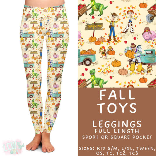 Batch #404 - Magical Fall 2 - Closes 8/29 - ETA mid/late October - Fall Toys Full Length Leggings